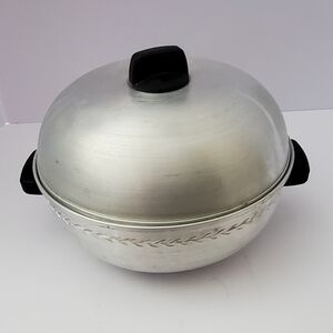 Vintage West Bend Aluminum 3 Piece Set With Vent Lid